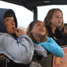 children looking at views during Colorado Jeep Tour ride