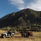 scenic view of Play Dirty ATV tour riders Royal Gorge Canon City Colorado