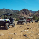 Play Dirty ATV tour riders stop to take scenic photos Royal Gorge Canon City Colorado