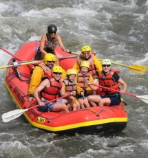 A whitewater rafting trip in Colorado Springs, CO