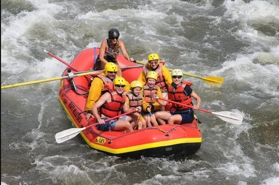 A whitewater rafting trip in Colorado Springs, CO